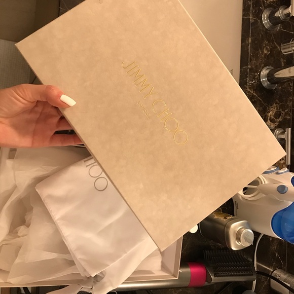 I want choo sock Jimmy Choo Brandon white heels - Picture 7 of 10